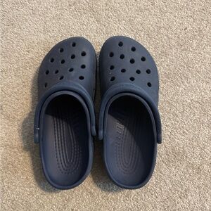 Navy Crocs